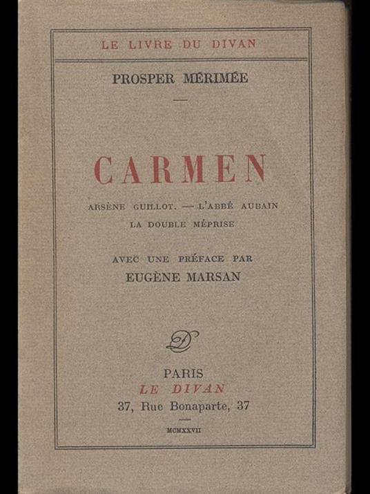 Carmen - Prosper Mérimée - 6