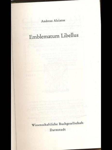 Emblematum Libellus - Andrea Alciato - 2
