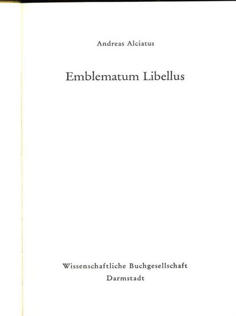 Emblematum Libellus - Andrea Alciato - 5