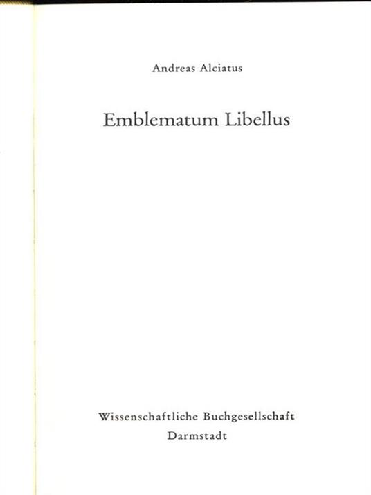 Emblematum Libellus - Andrea Alciato - 4