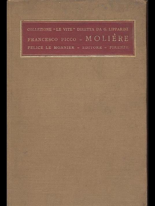 Moliere - Francesco Picco - copertina