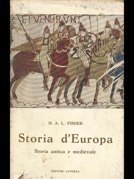 Storia dell'Europa I - Herbert A. Fisher - copertina