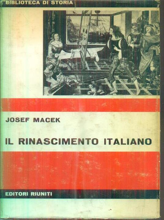 Il rinascimento italiano - Eugenio Garin - Libro Usato - Cappelli -  Universale Il Portolano | IBS