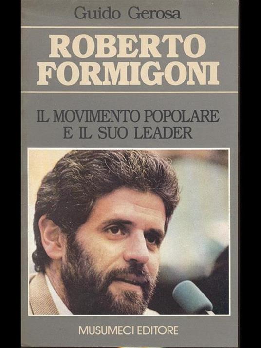 Roberto Formigoni - Guido Gerosa - copertina