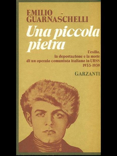 Una piccola pietra - Emilio Guarnaschelli - copertina