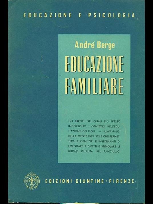 Educazione familiare - André Berge - 3