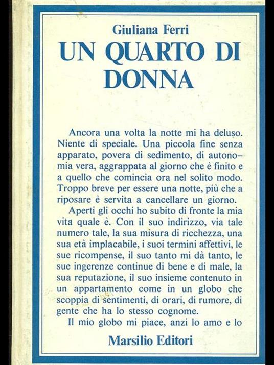 Un quarto di donna - Giuliana Ferri - 4