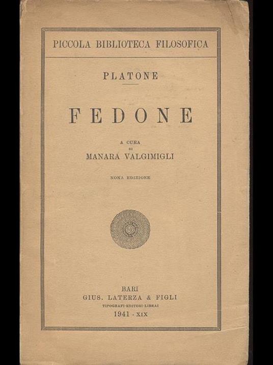 Fedone - Platone - 7