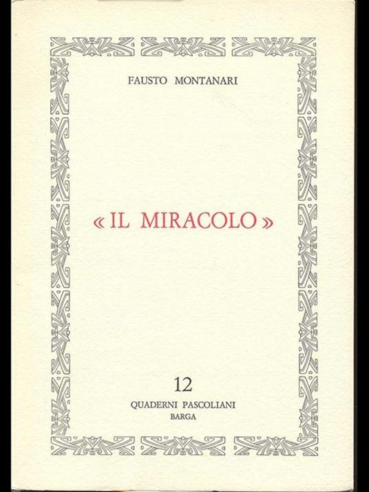 Il miracolo - Fausto Montanari - 4