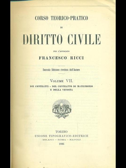 Diritto civile vol. 7 - Francesco Ricci - 4