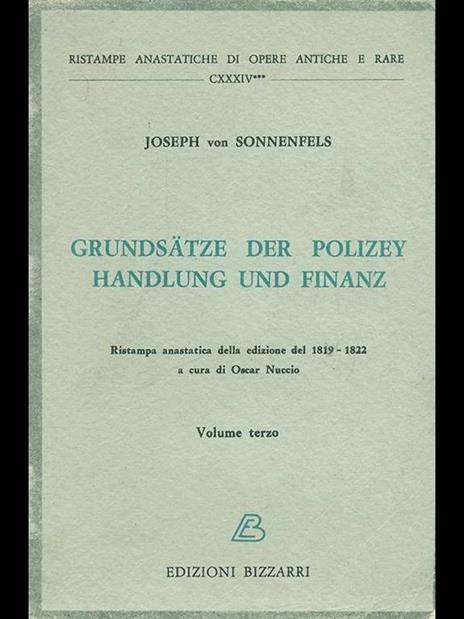 Grundsatze der polizey handlung und finanz - Joseph von Westphalen - 2