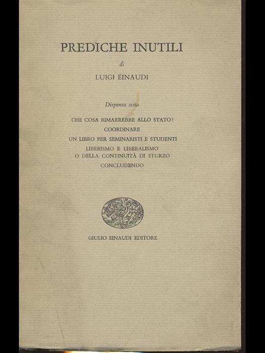 Prediche inutili. dispensa sesta - Luigi Einaudi - 3