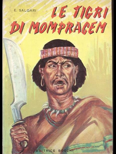 Le tigri di Mompracem - Emilio Salgari - copertina