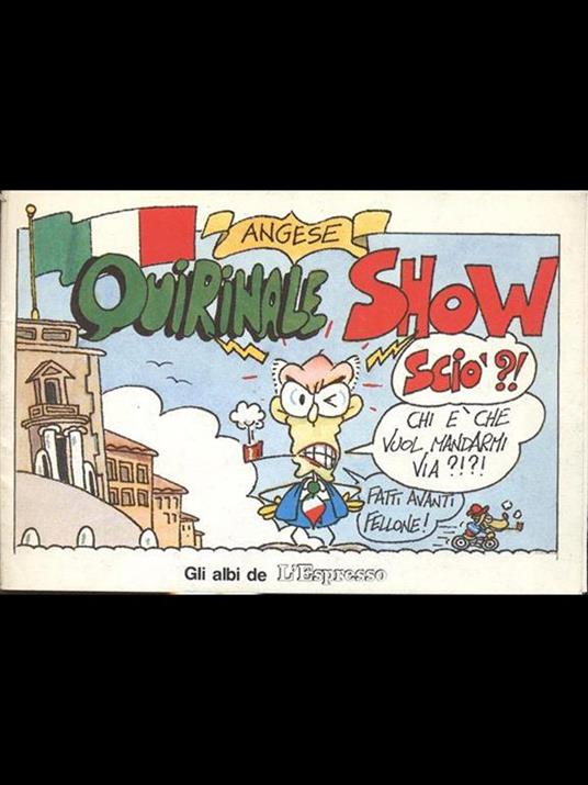 Quirinale Show - Angese - copertina