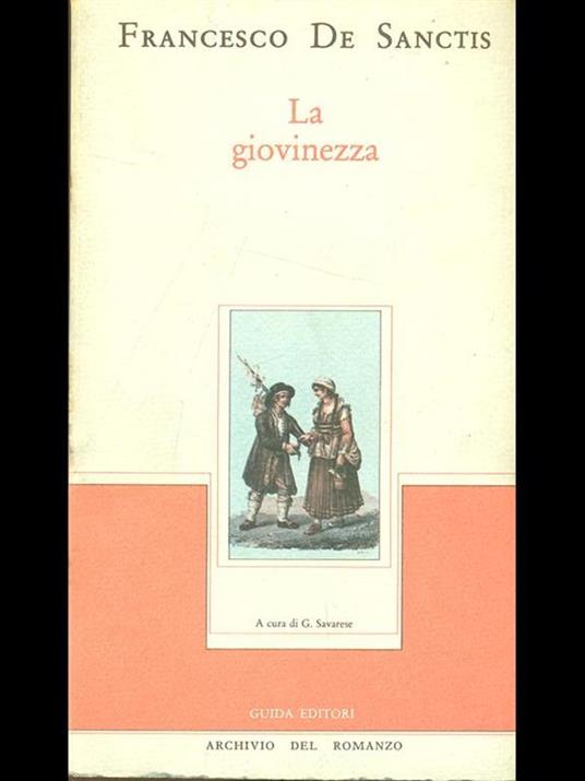 giovinezza - Francesco De Sanctis - copertina