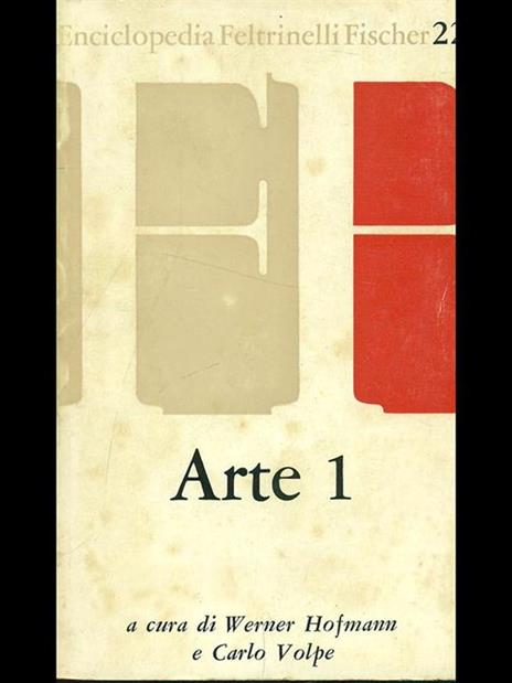 Arte 1 - Werner Hofmann,Carlo Volpe - copertina