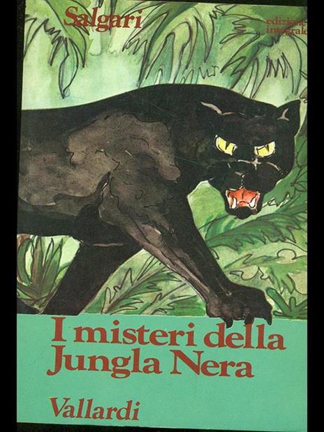 I misteri della jungla nera - Emilio Salgari - copertina