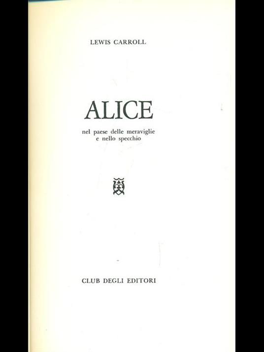 Alice - Lewis Carroll - 7