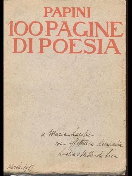 Cento pagine di poesia - Giovanni Papini - 8