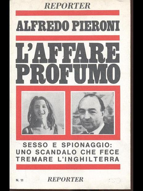 L' Affare profumo - Alfredo Pieroni - copertina