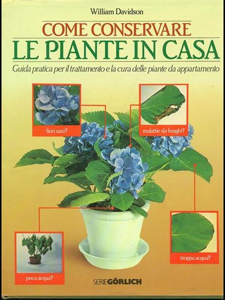 Come conservare le piante in casa - William Davidson - copertina