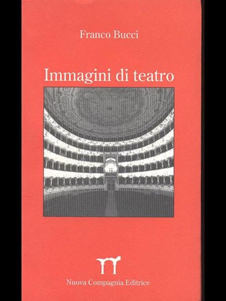 Immagini di teatro - Franco Bucci - copertina