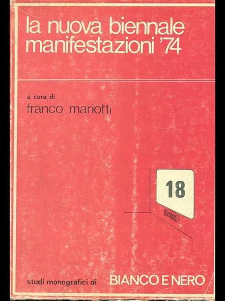 La nuova Biennale. Manifestazioni '74 - 5