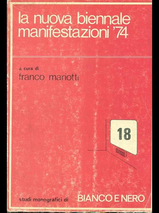 La nuova Biennale. Manifestazioni '74 - 10