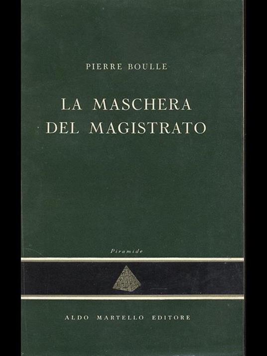 La maschera del magistrato - Pierre Boulle - 5