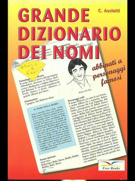 Grande dizionario dei nomi - Claudio Asciuti - 7