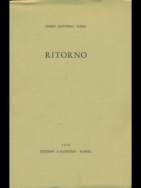 Ritorno - P. Antonio Toma - 3