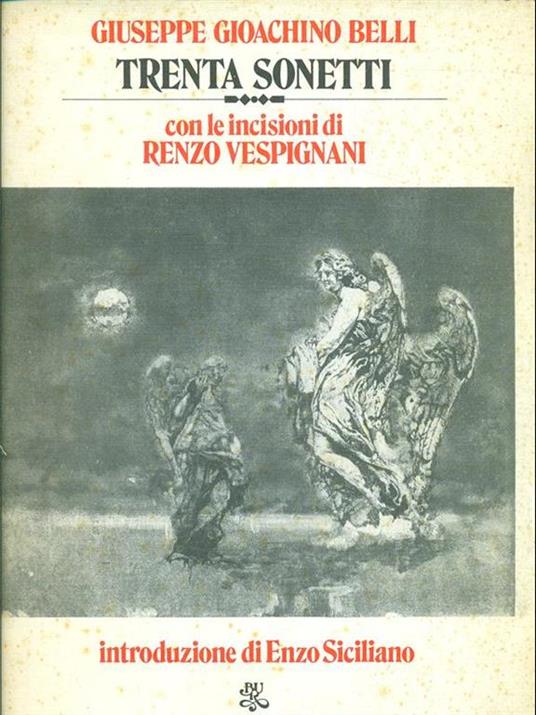 Trenta sonetti (con le incisioni di Renzo Vespignani) - copertina