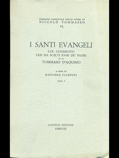 I santi evangeli. Tomo I - Niccolò Tommaseo - 9