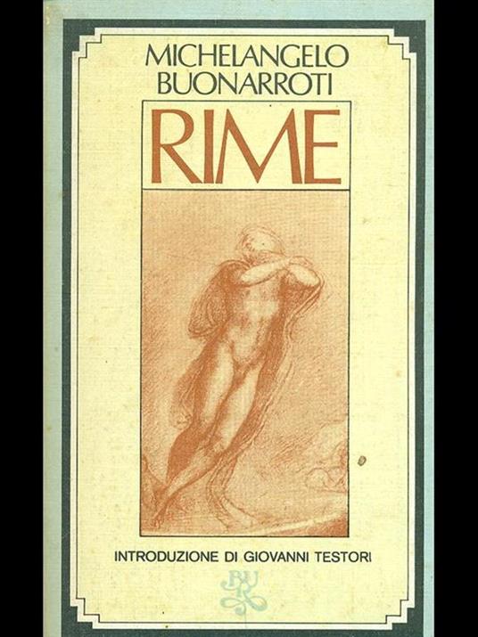 Rime - Michelangelo Buonarroti - 11
