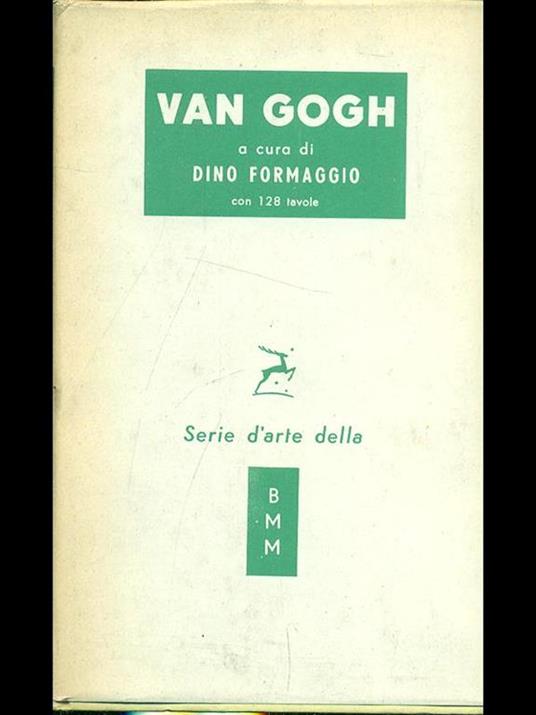 Van Gogh - Dino Formaggio - copertina