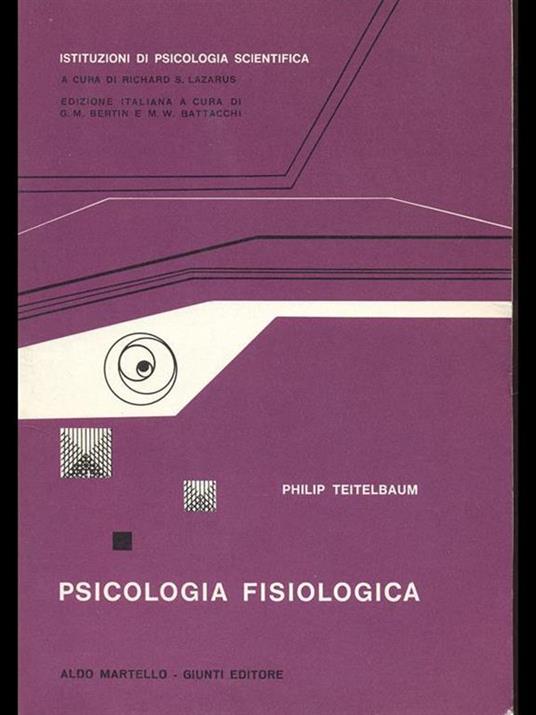 Psicologia fisiologica - Philip Teitelbaum - copertina