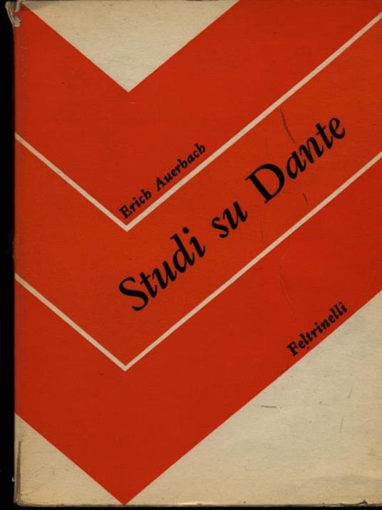 Studi su Dante - Erich Auerbach - copertina