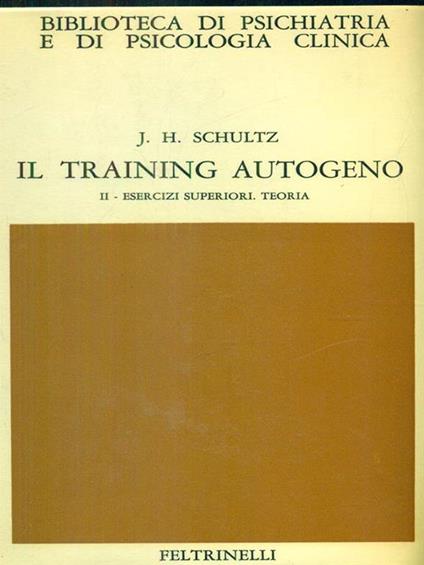 Il Training Autogeno II - J. H. Schultz - copertina