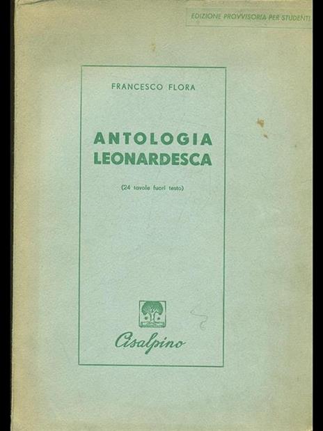 Antologia leonardesca - Francesco Flora - 10