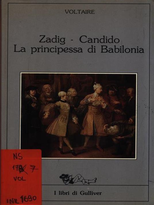 Zadig-Candido La principessa di Babilonia - Voltaire - 3