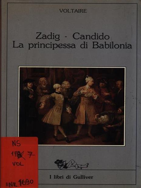 Zadig-Candido La principessa di Babilonia - Voltaire - 2