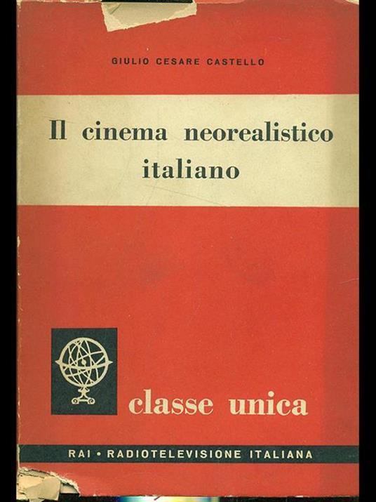 Il cinema neorealistico italiano - Giulio Cesare - copertina