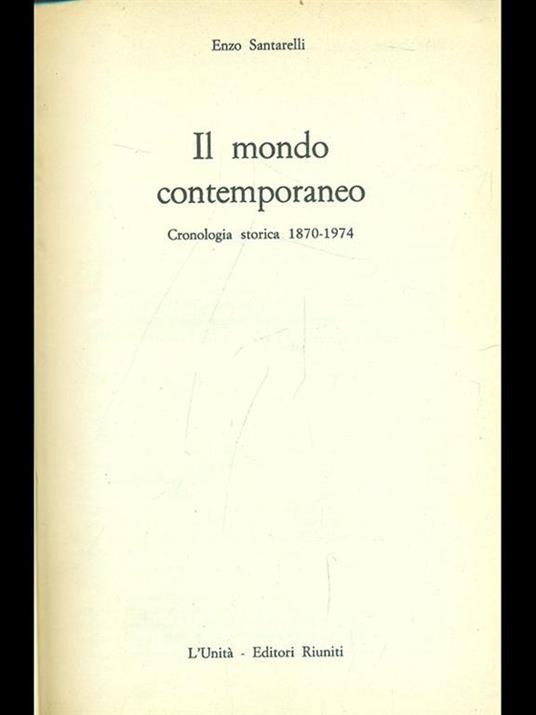 Il mondo contemporaneo - Enzo Santarelli - 8