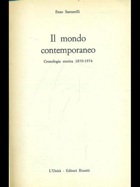 Il mondo contemporaneo - Enzo Santarelli - 3