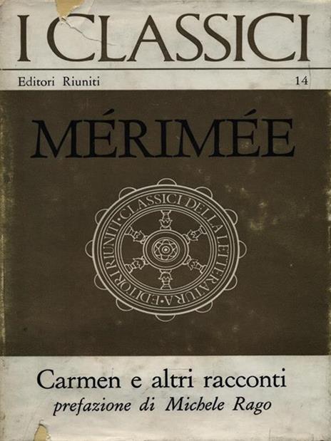 Carmen e altri racconti - Prosper Mérimée - copertina