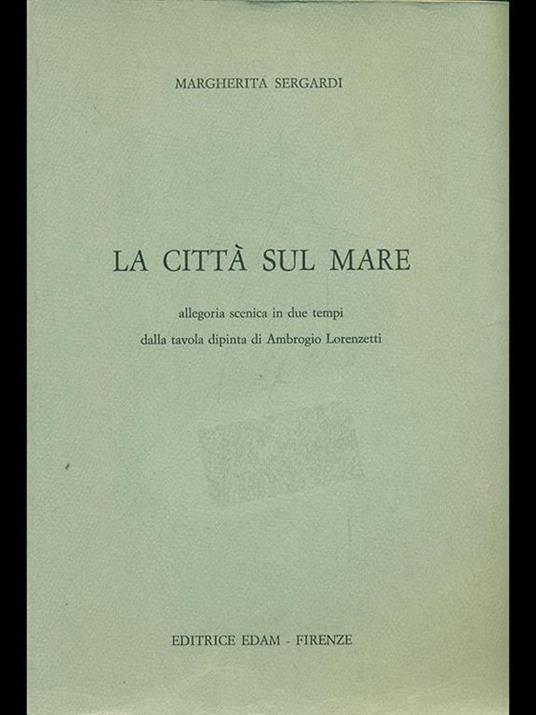 La città sul mare - Margherita Sergardi - copertina