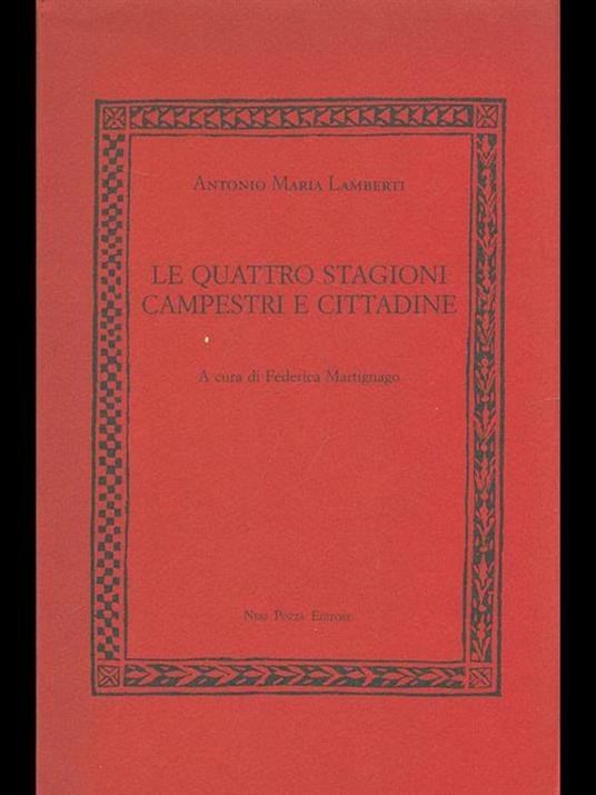 Le quattro stagioni campestri e cittadine - Antonio M. Lamberti - 4