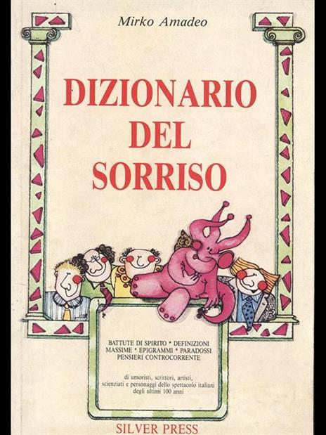 Dizionario del sorriso - Mirko Amadeo - copertina