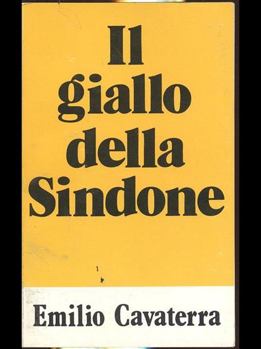 Il giallo della Sindone - Emilio Cavaterra - copertina