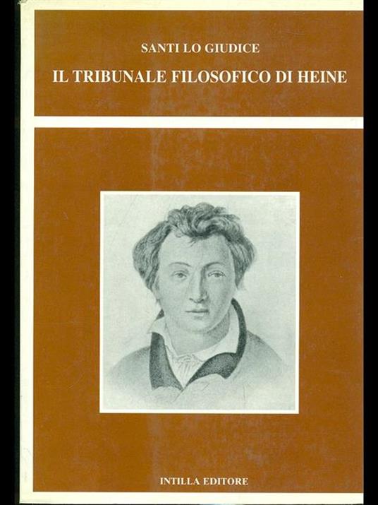 Il tribunale filosofico di Heine - Santi Lo Giudice - copertina